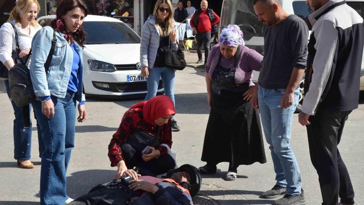 Motosikletler çarpıştı: 1 yaralı