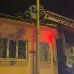 Burdurda müstakil evde yangın paniği