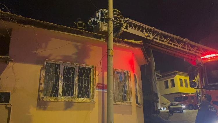 Burdurda müstakil evde yangın paniği