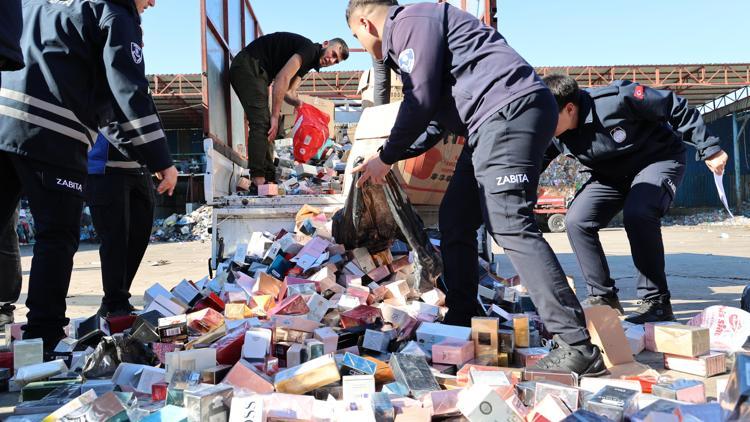 Antalyada sahte parfüm operasyonu