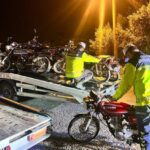 Motosikletle yarışan 18 sürücüye 195 bin lira ceza