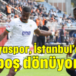 Alanyaspor, İstanbul'dan eli boş dönüyor 2-1