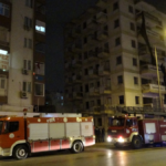 Antalya'da metruk binada yangın paniği