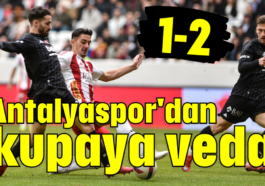 Antalyaspor'dan kupaya veda 1-2
