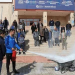 Büyükşehir’in yangın eğitimleri sürüyor