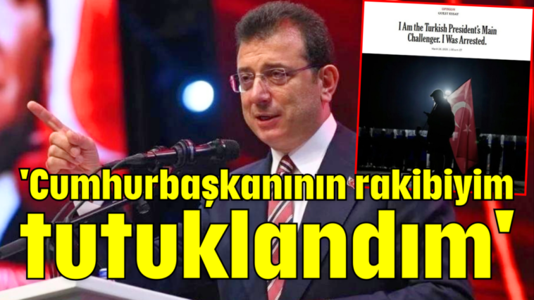 'Cumhurbaşkanının rakibiyim tutuklandım'