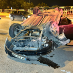 Emanet araçla kaza yaptı, kimsenin burnu kanamadı