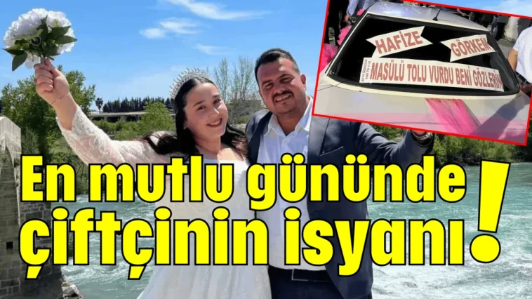 En mutlu gününde çiftçinin isyanı!