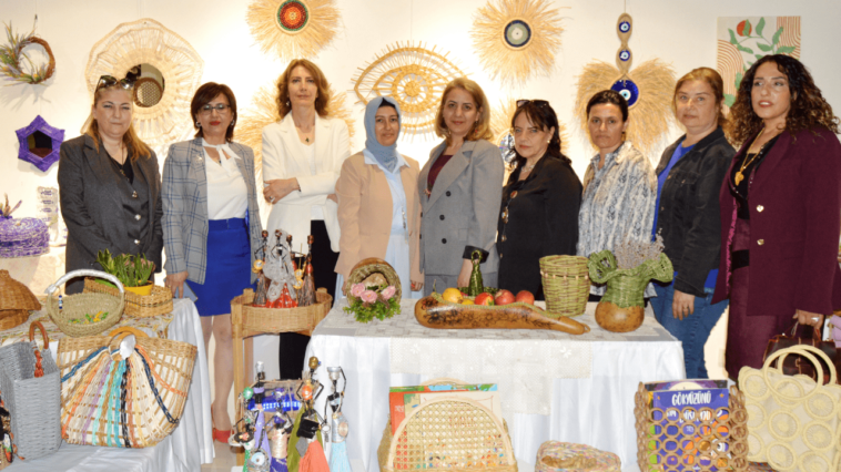 'Hoşgeldin Bahar' temalı el sanatları sergisi açıldı