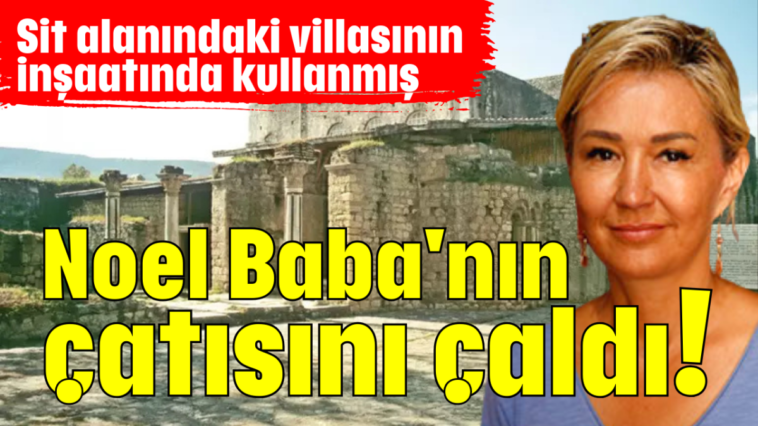 Noel Baba'nın çatısını çaldı!