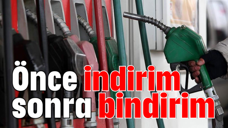 Önce indirim sonra bindirim