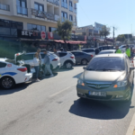 Otomobile arkadan çarpan motosikletli yaralandı