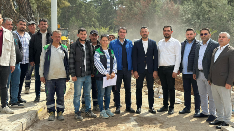 Serik'in Belek ve Kadriye mahallelerinde altyapı çalışmaları sürüyor