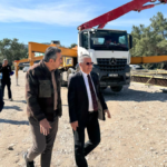 Tekirova kapalı pazar yerinde temel betonları döküldü