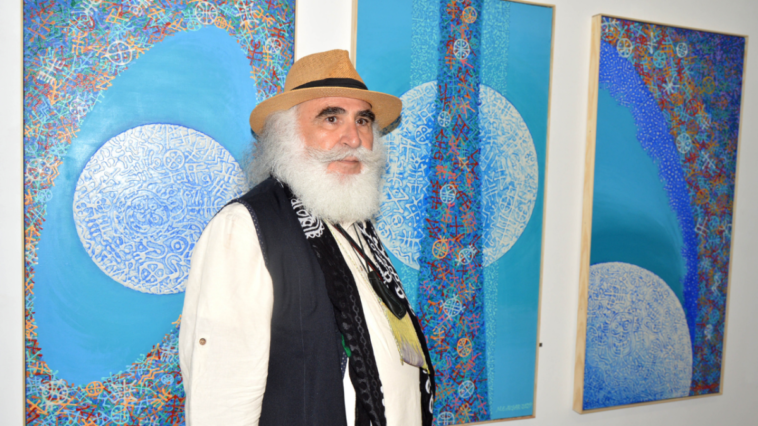 'Uzayda Yürüyüş' resim ve seramik sergisi açıldı