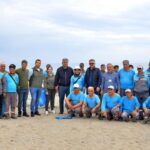 Alanyada sahil temizliği