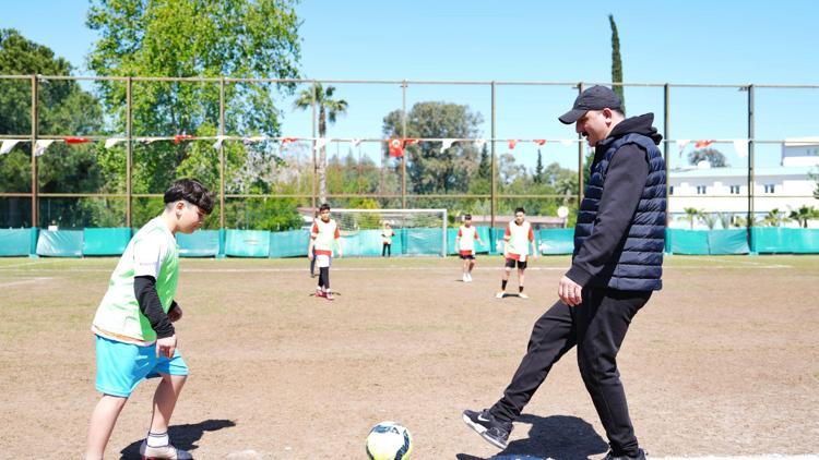 Başlama vuruşunu Başkan Kotan yaptı