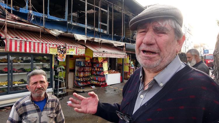 Antalyada Market Yangını: 30 Yıllık Emek Kül Oldu