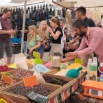 Pazarda turist hareketliliği