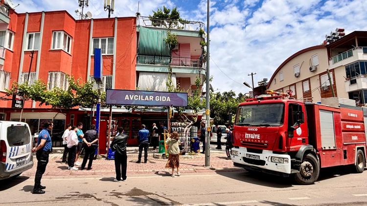 Antalya’da iş yerinde yangın