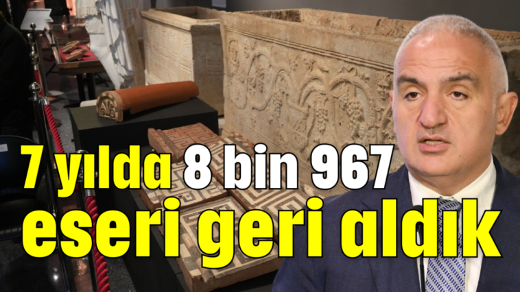 7 yılda 8 bin 967 eseri geri aldık