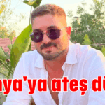 Alanya'ya ateş düştü