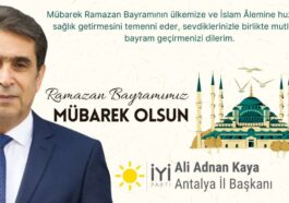 Ali Adnan Kaya İYİ Parti Antalya İl Başkanı