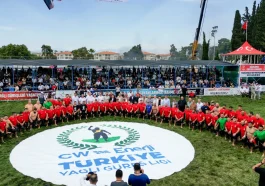 Antalya Manavgat'ta yağlı güreş coşkusu