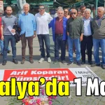 Antalya'da 1 Mayıs