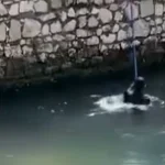 Antalya'da polisi görünce atladığı derede boğuluyordu