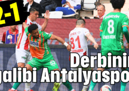 Derbinin galibi Antalyaspor 2-1