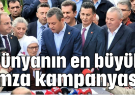 Dünyanın en büyük imza kampanyası