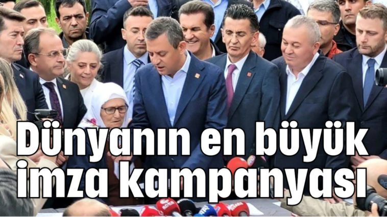 Dünyanın en büyük imza kampanyası