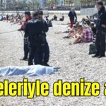 Elbiseleriyle girdiği denizde boğuldu