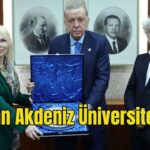 Erdoğan Akdeniz Üniversitesi'nde