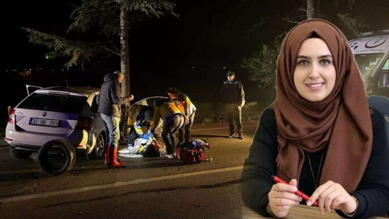 Genç doçent kazada hayatını kaybetti