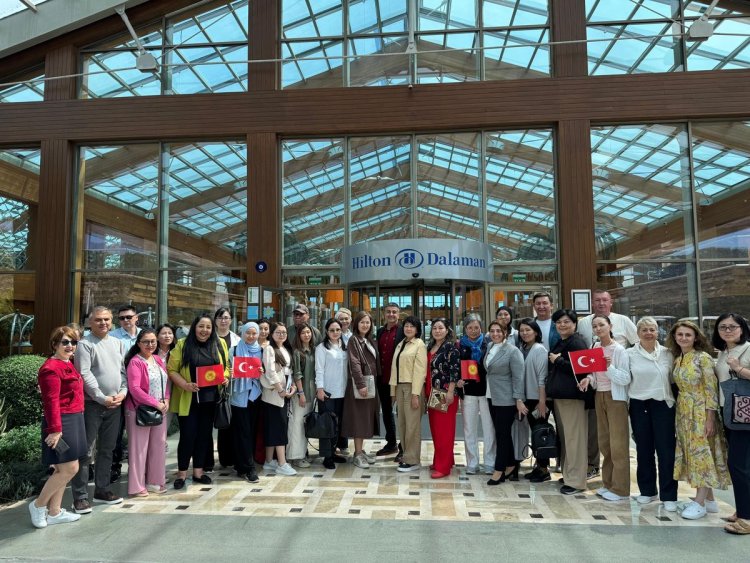 KIRGIZ TURİZM PROFESYONELLERİNE ÖRNEK UYGULAMALAR SUNULDU