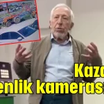 Kaza anı güvenlik kamerasında