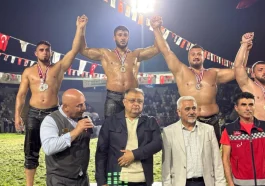 Kemer Belediye güreşçisi üçüncü oldu