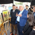 Kursiyerlerden resim sergisi