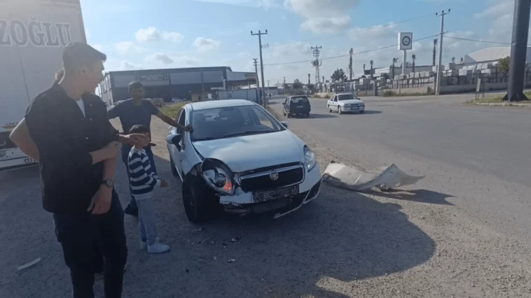 Manavgat'taki kazada 2 kişi yaralı