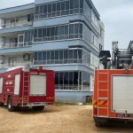 Serik'te apartman dairesinde korkutan yangın