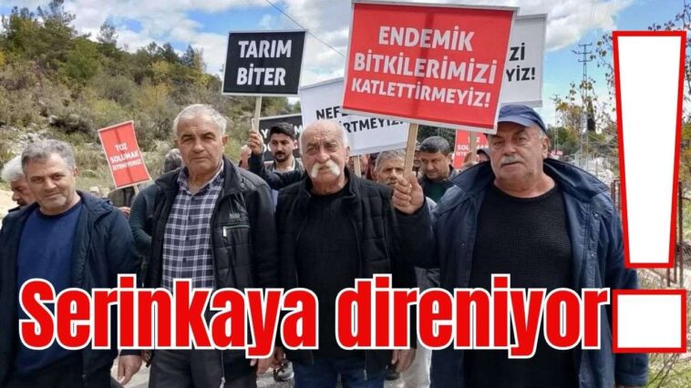 Serinkaya taş ocağı için direniyor!