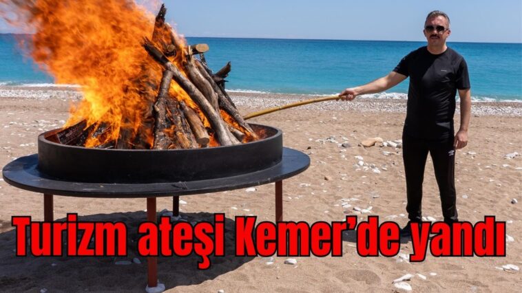 Turizm ateşi Kemer'de yandı