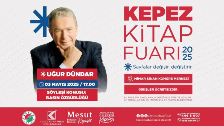 Uğur Dündar Kepez Kitap Fuarı’nda