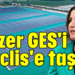 Yüzer GES'i Meclis'e taşıdı