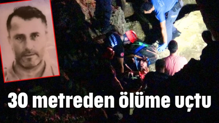 30 metreden ölüme uçtu
