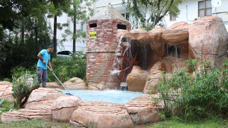 Süs havuzları yaz sezonuna hazırlanıyor
