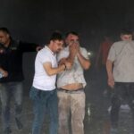 Araç boyama atölyesindeki yangında 12 kişi dumandan etkilendi