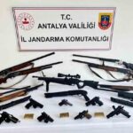 Alanyada silah ve mühimmat kaçakçılığı operasyonu